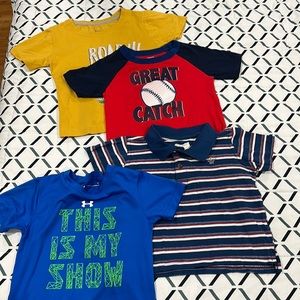 Size 4T boy shirts